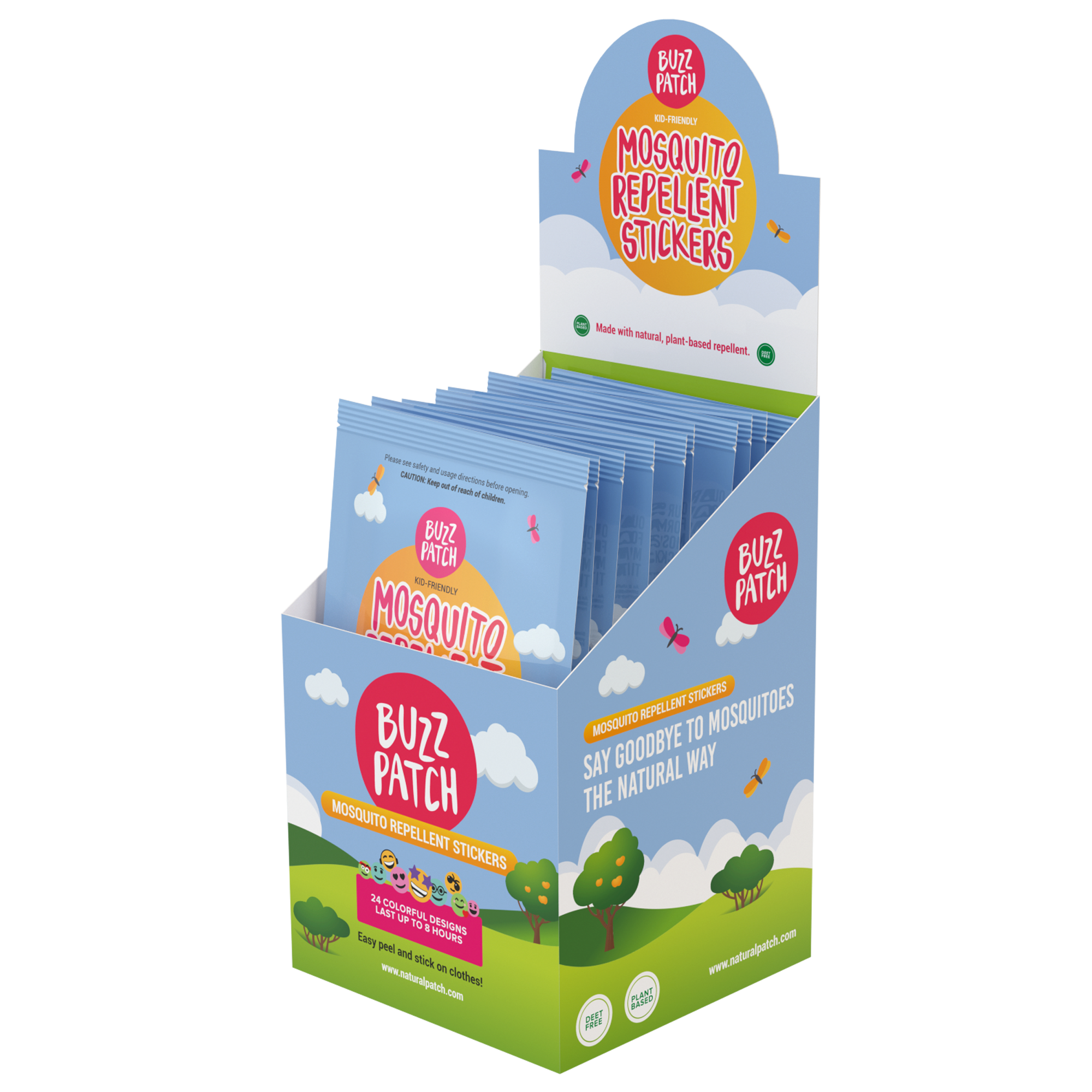 BuzzPatch - Bug, Mosquito and Insect Repellent Stickers | Kona Treehouse